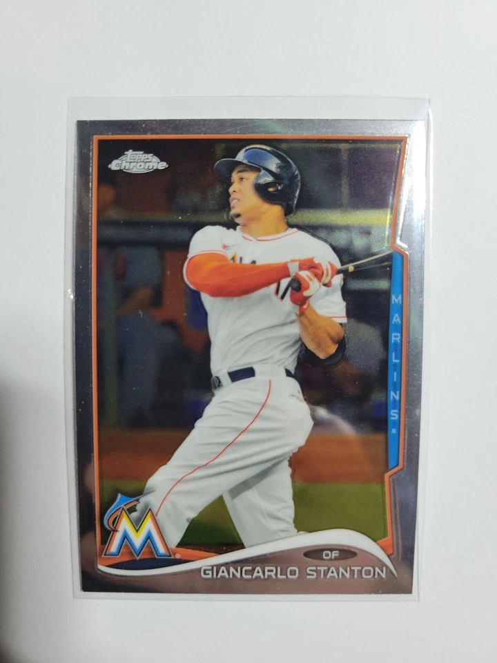 2014 Topps Chrome #173 Giancarlo Stanton Marlins Card - Image 1 of 1