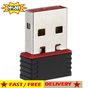 USB2.0 WiFi Wireless Adapter Mini Network Dongle Adapter 802.11n G8B3 U5U6 - Picture 1 of 9