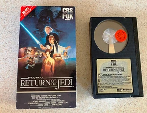 STAR WARS Return of Jedi BETAMAX Tape (1983) -- Red Label In Box Vintage - Picture 1 of 7