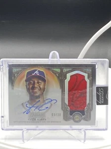 2023 Topps Dynasty Ozzie Albies PATCH Double AUTO Game Used Dynastic Data /10 - Picture 1 of 3