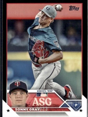 2023 TOPPS UPDATE BLACK ALL-STAR GAME #ASG-4 SONNY GRAY (004/299) - Image 1 of 2