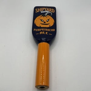 Advertising Shipyard Brewing Co Pumpkinhead Portland Maine Beer Tap Handle Keg - Picture 1 of 13