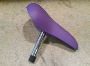 Asiento Selle Royal Lavanda y Tija de Sillín Fija 7/8" BMX Niños Años 90 Hecho en Italia  - Imagen 1 de 5