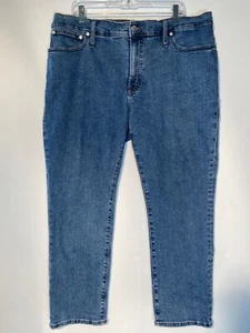 Madewell Cotton Blue Pre-Washed Denim Jeans Women's "Mid-rise Perfect" (40") - Picture 1 of 11