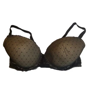 Wacoal Bra 36DD Women's Reveal Black Lace Light-Lined Underwire Bra 853115 - Picture 1 of 11