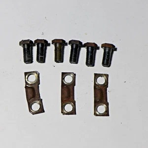 1941-1962 Chevrolet 216 235 261 Flywheel Bolts + lock plates - Picture 1 of 1