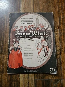 Snow White And The Seven Dwarfs, Souvenir Album. Disney Songbook 1937 - Picture 1 of 3