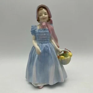 Estatuilla Auténtica Retirada Royal Doulton Wendy Girl Cesta de Flores HN 2109 COMO NUEVA - Imagen 1 de 8