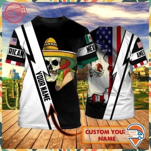 Mexico America Funny Tacos Custom shirt 3d, shirt 3d all size, gift for fan - Picture 1 of 3