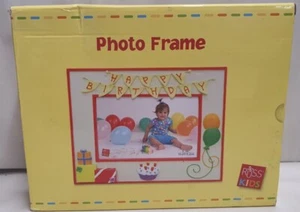 Russ Berrie Happy Birthday Photo Frame Russ Kids MIB Holds 10.2xm x 15.2cm Photo - Picture 1 of 4