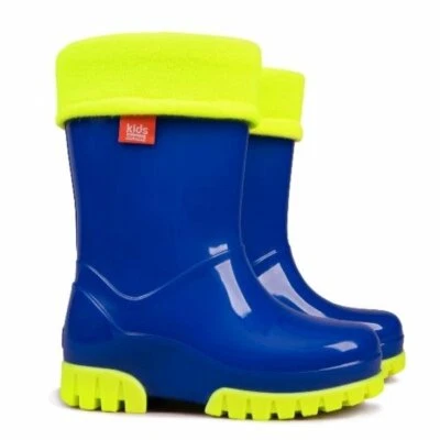 DEMAR Kinder TWISTER LUX FLUO Thermostiefel Gummistiefel gefüttert