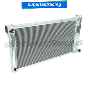 Fit 1967-1972 Chevy GMC C/K Series Pickup Truck Cooling Radiator 3 Row Aluminum