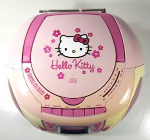 Hello Kitty Radio AM/FM Cassette Grabadora Reproductor de CD Boombox KT2028A Para Piezas - Imagen 1 de 10