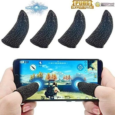 PUBG mobile Finger Gloves 1 Pair Gaming Sweat Proof Finger Thumb Gloves Sleeve - Image 1 of 4