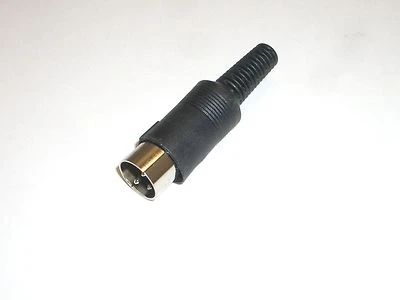 PHILMORE ETA5 1PC 4-PIN MALE DIN MICROPHONE MIKE IN-LINE CONNECTOR PLUG - Image 1 of 3