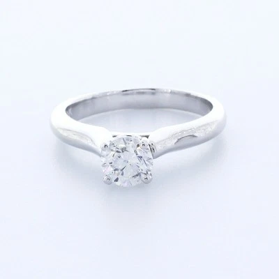 0.7CT Lab-Created Diamond D/VVS2 Round Cut 14K Gold Prong Classic Solitaire Ring - Image 1 of 4