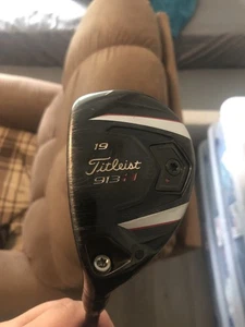 Left Handed Titleist 913 Hybrid 19 Degree Stiff Shaft - Picture 1 of 6