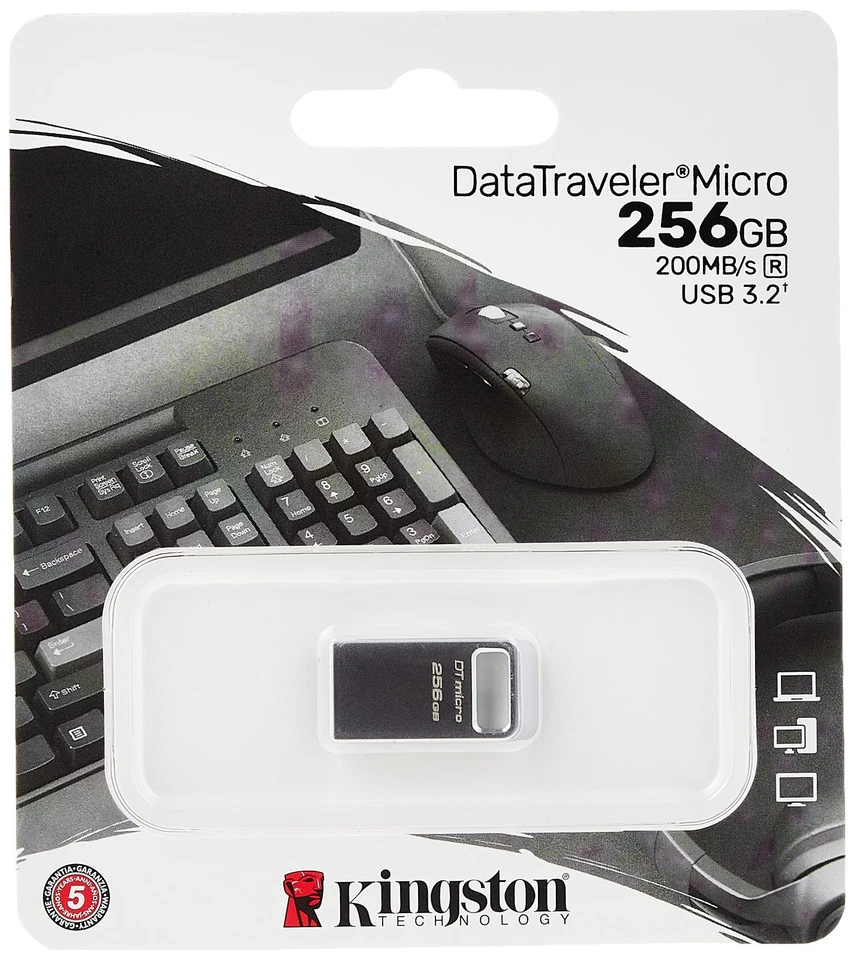 FLASH DRIVE KINGSTON USB 3.0 128GB "MICRO"- USB 3.2 - DTMC3G2/128GB