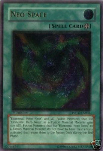 Heavily Played Neo Space - POTD-EN046 - Ultimate Rare - 1st Edition - YuGiOh  - Image 1 of 1