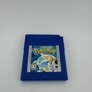 Pokemon Blue Version Nintendo Game Boy Color 1998 GBC Authentic New Battery - Picture 1 of 6