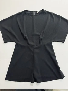 ASOS Black Kimono Romper Size 12 - Picture 1 of 3