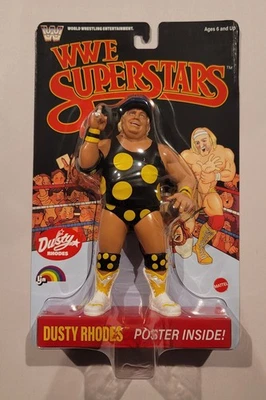 WWE LJN Superstars DUSTY RHODES Chase Black Card Variant IN HAND WWF - Image 1 of 4