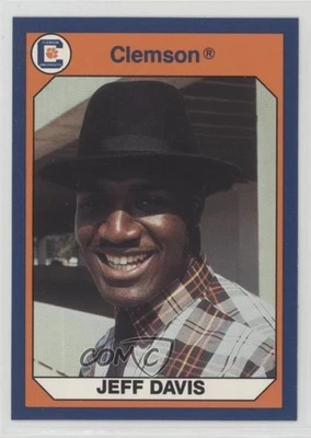 1990 Collegiate Collection Clemson Tigers Jeff Davis #96 - Image 1 of 2