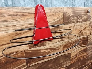 Vintage Red Handy Drying Rack Lee Warner Wellington, Ohio - Picture 1 of 11