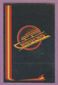 1989 89-90 PANINI HOCKEY STICKERS TEAM LOGO FOIL VANCOUVER CANUCKS #146 - Picture 1 of 1
