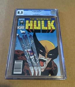 Incredible Hulk #340 CGC 8.5 NEWSSTAND (1988 Marvel) Hulk vs Wolverine - Bild 1 von 3