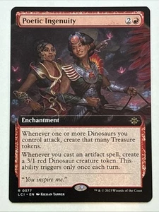 MTG The Lost Caverns of Ixalan Poetic Ingenuity Extended Art 0377 NM Rare - Picture 1 of 2