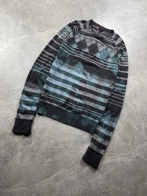 Diesel Rare Archives Bandit Killer Russian Cyrillic Wool Sweater Made in IT Sz M - Image 1 of 4