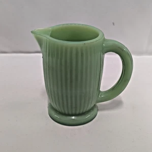 At Home International - Crema de jadeíta de vidrio vintage de mediados de siglo - Imagen 1 de 8