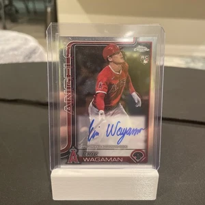 2025 Topps Chrome Eric Wagaman #RA-EW Rookie Autograph Angels - Picture 1 of 2