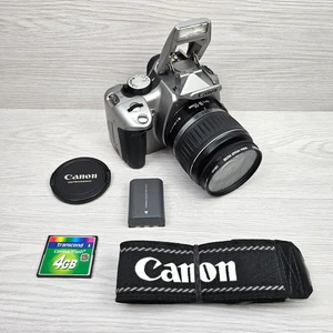 Canon EOS 350D DSLR Camera + 18-55mm Lens – Silver (Tested/Working) - Picture 1 of 15