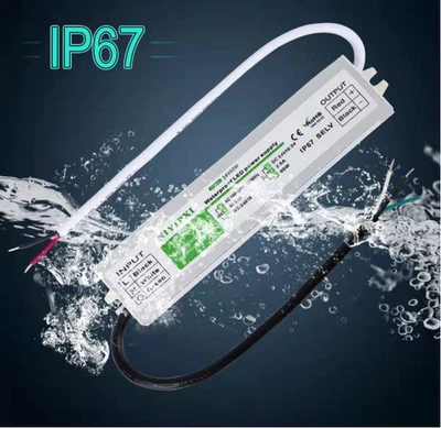 Outdoor Waterproof Transformer Power Supply Adapter LED Light Driver 60W 24V - Image 1 of 4