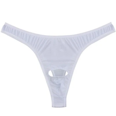 Calcinha fio dental masculina biquíni furo aberto fio dental fio dental - Imagem 1 de 3