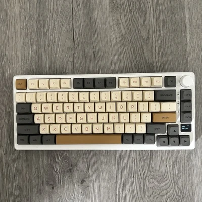 RK ROYAL KLUDGE M75 Wireless Mechanical Keyboard 2.4Ghz Custom Keycaps - Image 1 of 3