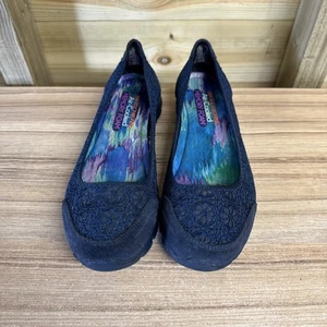 Zapatos Sketchers Reino Unido Talla 5 Azul Con Encaje Superior y Gamuza Borde Espuma Memorial Refrigerada por Aire - Imagen 1 de 16