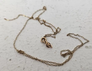 9ct Gold Necklace (Broken) Approx. 1.04g - SCRAP GOLD - 001 - Picture 1 of 3