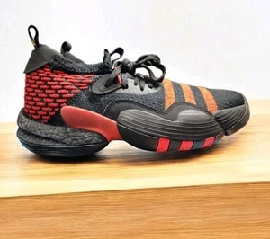 Scarpe da uomo taglia 10 Adidas Trae Young 2 Hawks (HQ0986) 2023 Atlanta Core nere - Foto 1 di 11