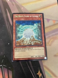 YUGIOH - LA PIEDRA BLANCA DE LA LEYENDA - SECRETO RARO - LCKC - ILIMITADO - CASI NUEVO - Imagen 1 de 1