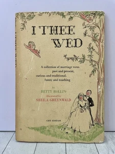 I Thee Wed 1961 Rollin, Vintage Wedding Vows, Shower Gift Marriage Anniversary - Picture 1 of 10