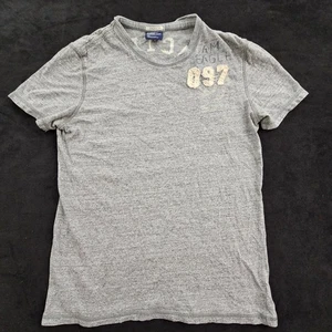 American Eagle 097 Gray Short Sleeve Athletic Fit T-Shirt Men's S - Picture 1 of 10