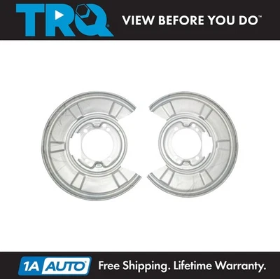 Juego de protector contra polvo placa de respaldo de rotor de freno trasero TRQ ajuste directo para Sprinter 2500 Foto 1 de 4