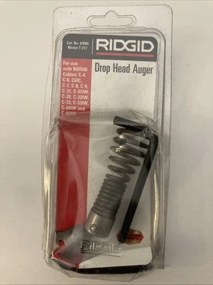 RIDGID Cat #63065 T-217 TALA DE CAÍDAS PARA TAMBOR RIDGID Y CABLES SECCIONALES NUEVOS Foto 1 de 3