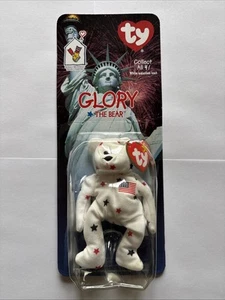 Ty Teenie Beanie Baby GLORY the Bear 1997 Mcdonalds Rare with Tag Errors 1993 - Picture 1 of 3