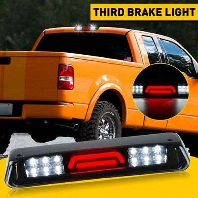 Fits 2007-2010 Ford Explorer Sport Trac Rear Red+White LED Third 3rd Brake Light - Image 1 of 4