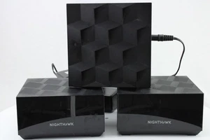 Netgear Nighthawk Router WiFi 6 Satellite M560 Satellite 3-pack Fair Shape - Picture 1 of 12