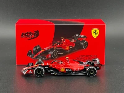 BBR Models Ferrari SF23 #55 C. Sainz 2023 Bahrain GP 1/64 - Image 1 of 4